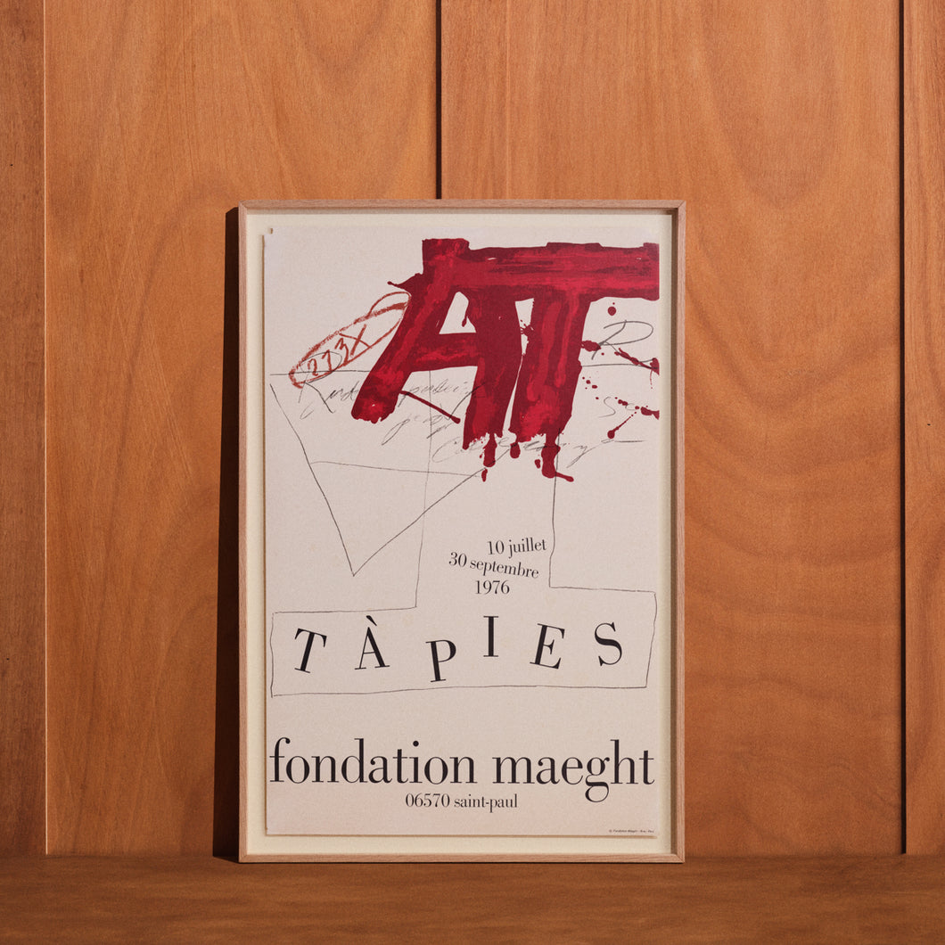 Affiche Tapies (60x30cm)