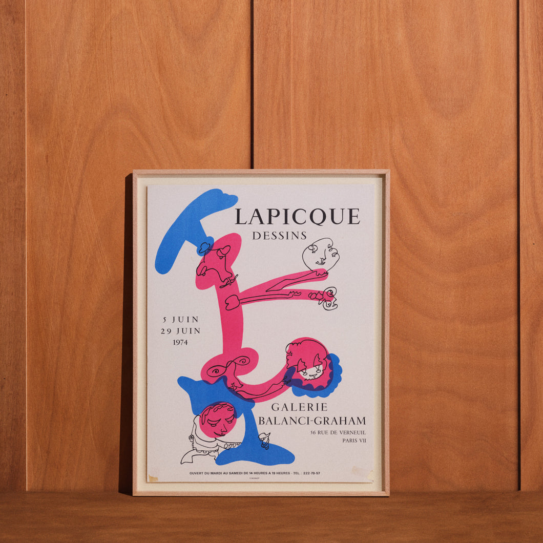 Affiche Lapique (39x53 cm)