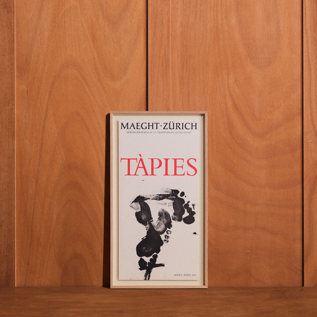Affiche Tapies (76x98,5cm)