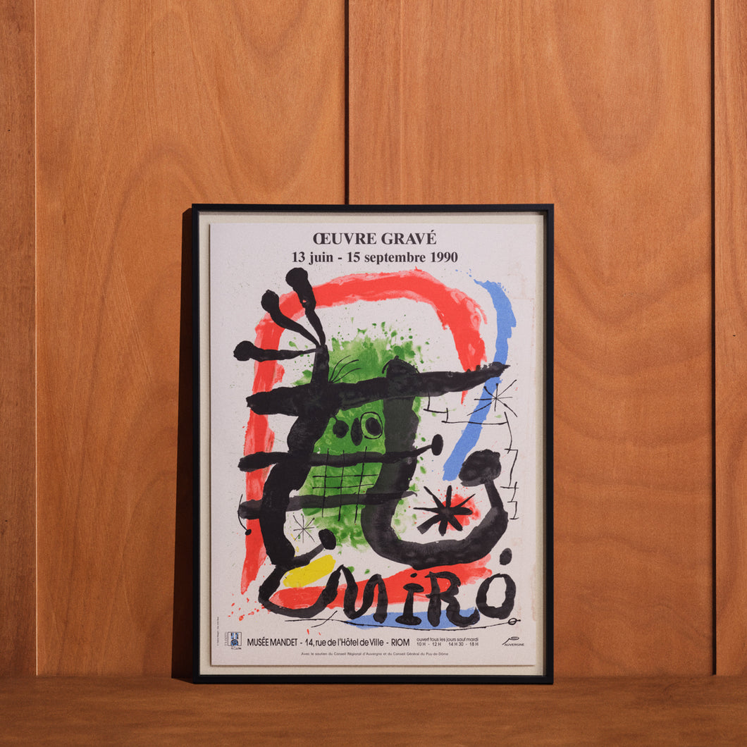 Affiche Miro (51x79cm)