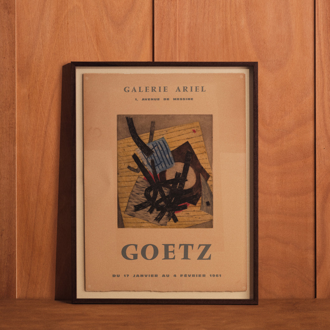 Affiche Goetz (71x53,5cm)