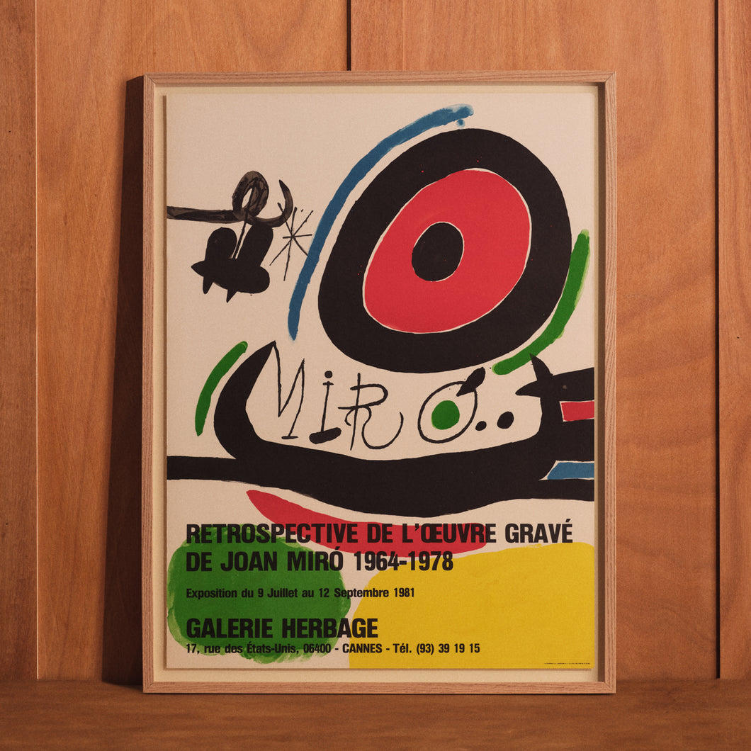 Affiche Miro (60,6x80cm)