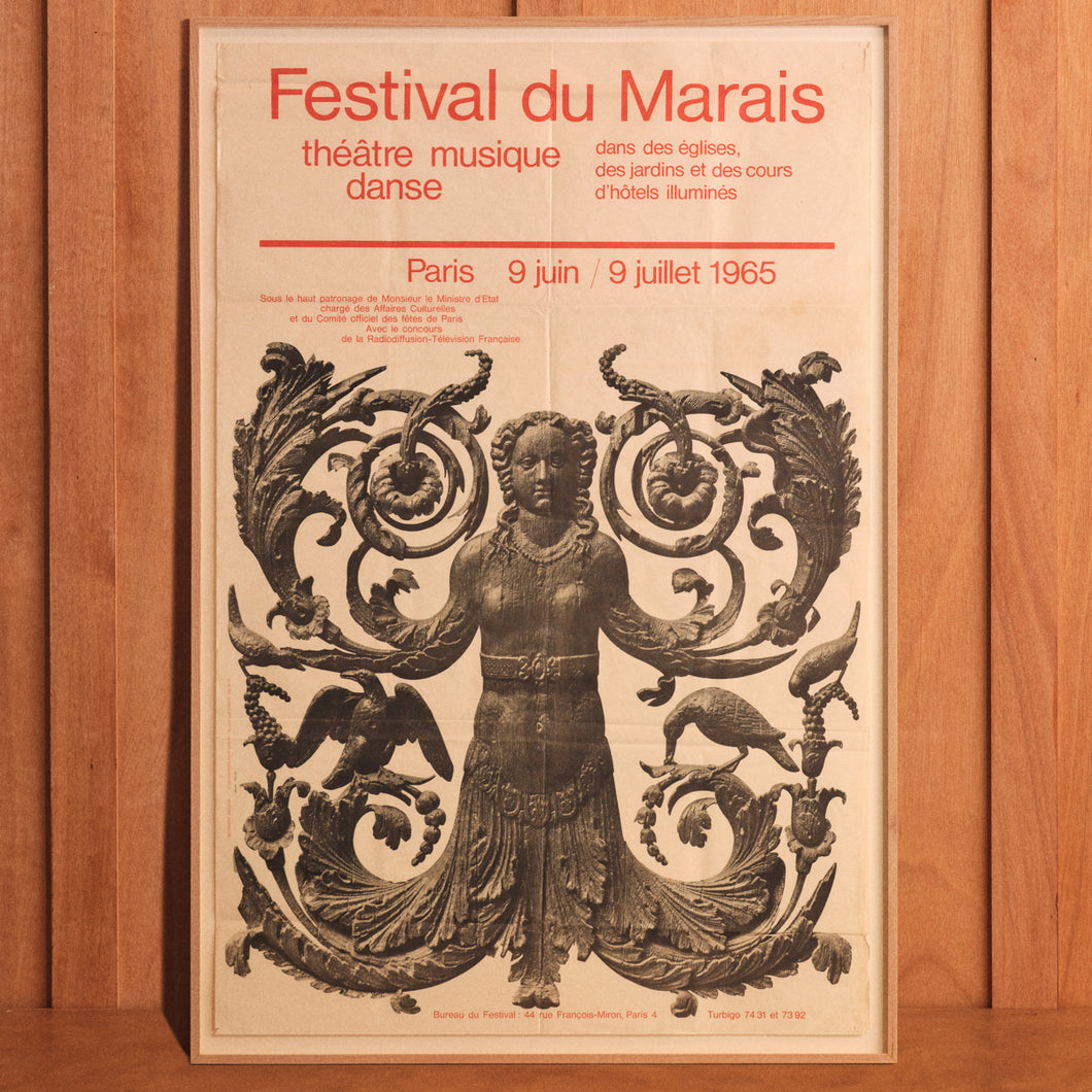 Affiche Festival du Marais (152x100cm)