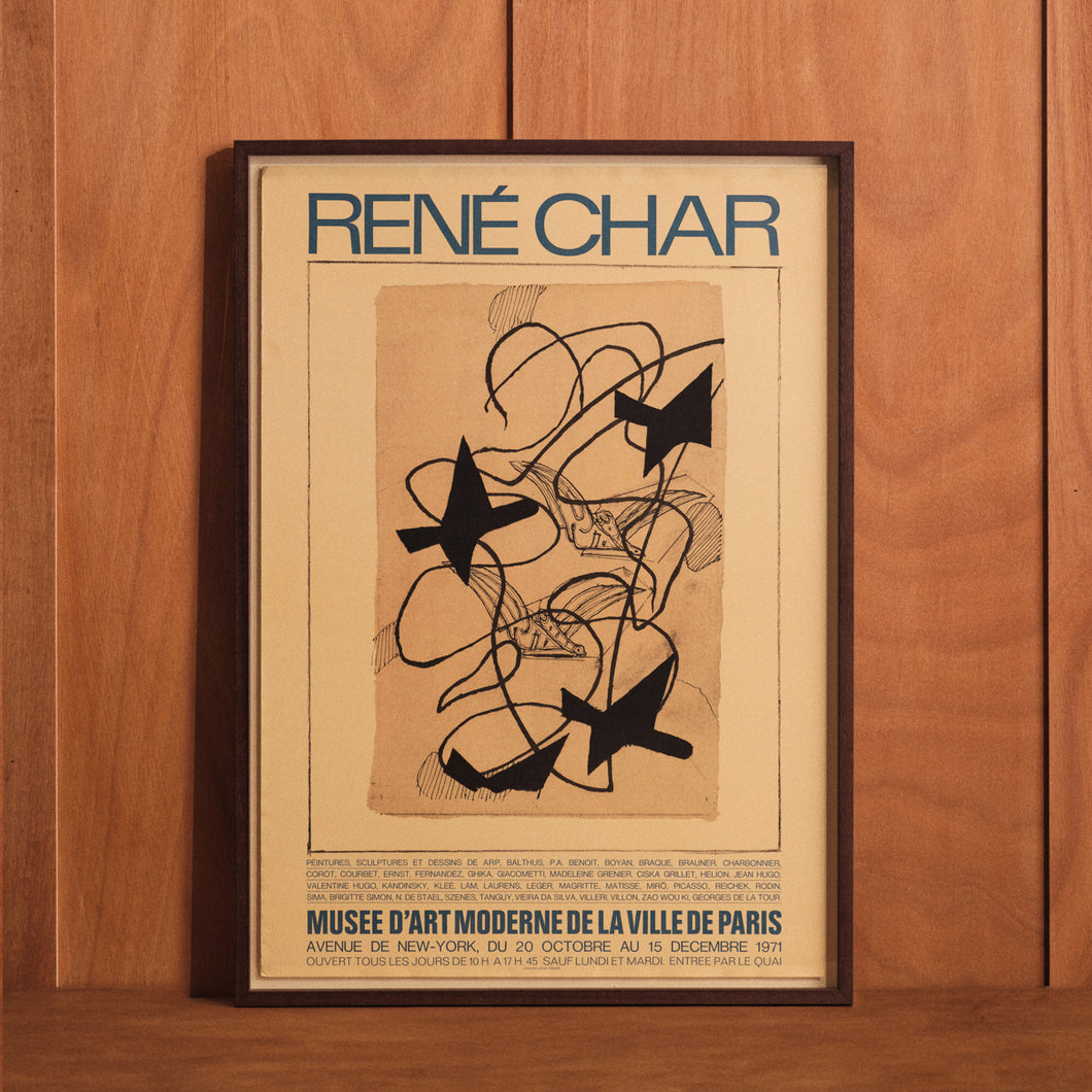 Affiche René Char (54x78cm)