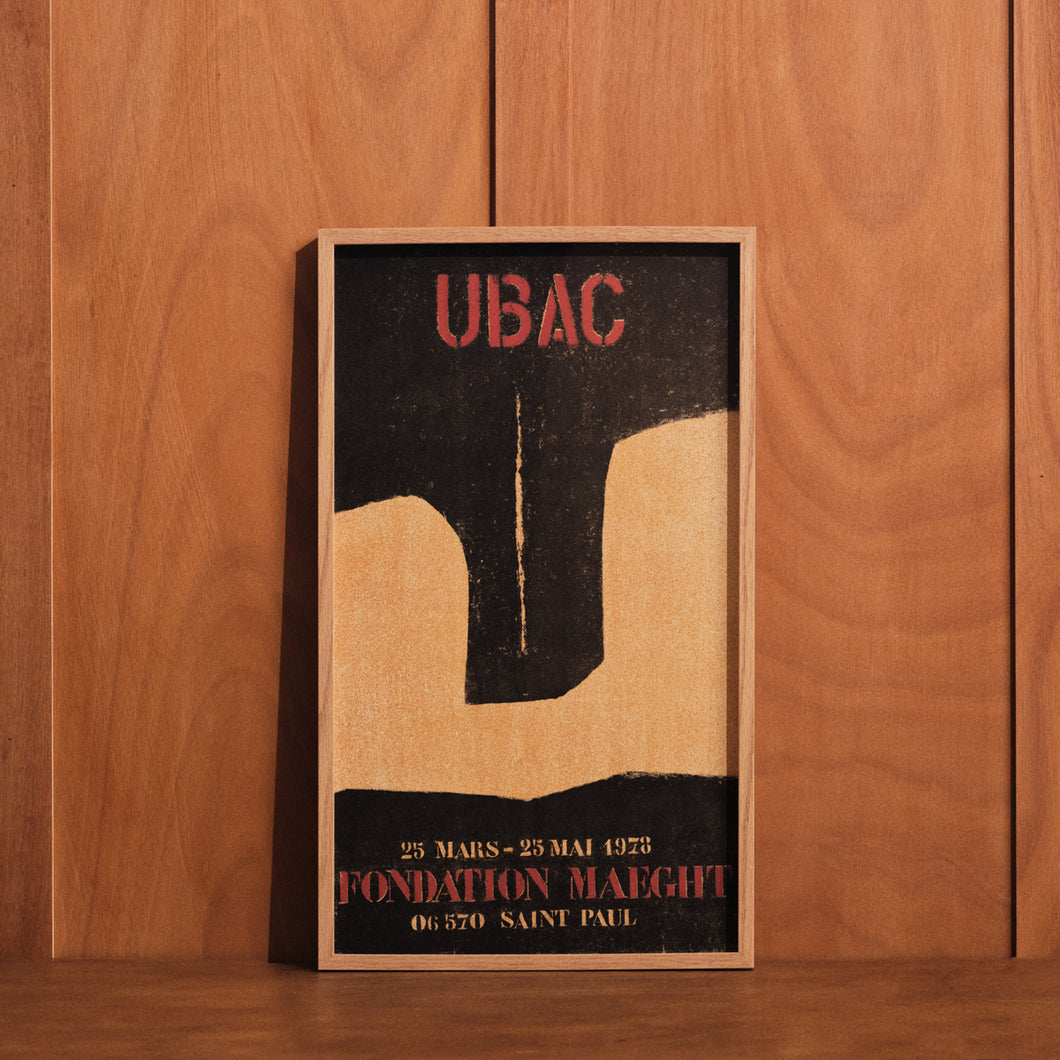 Affiche Ubac (39,5 x 68,5 cm)