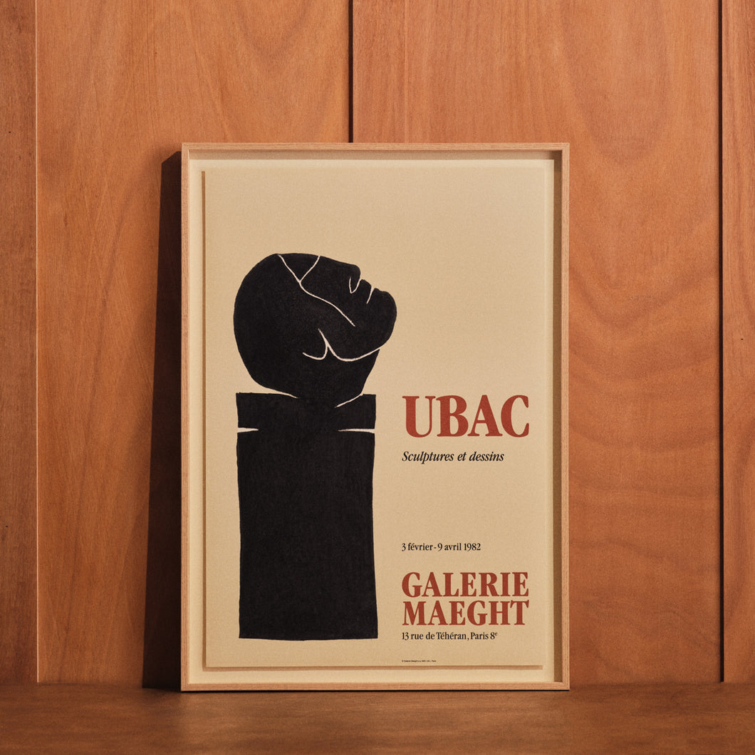 Affiche Ubac (52,5x74 cm)