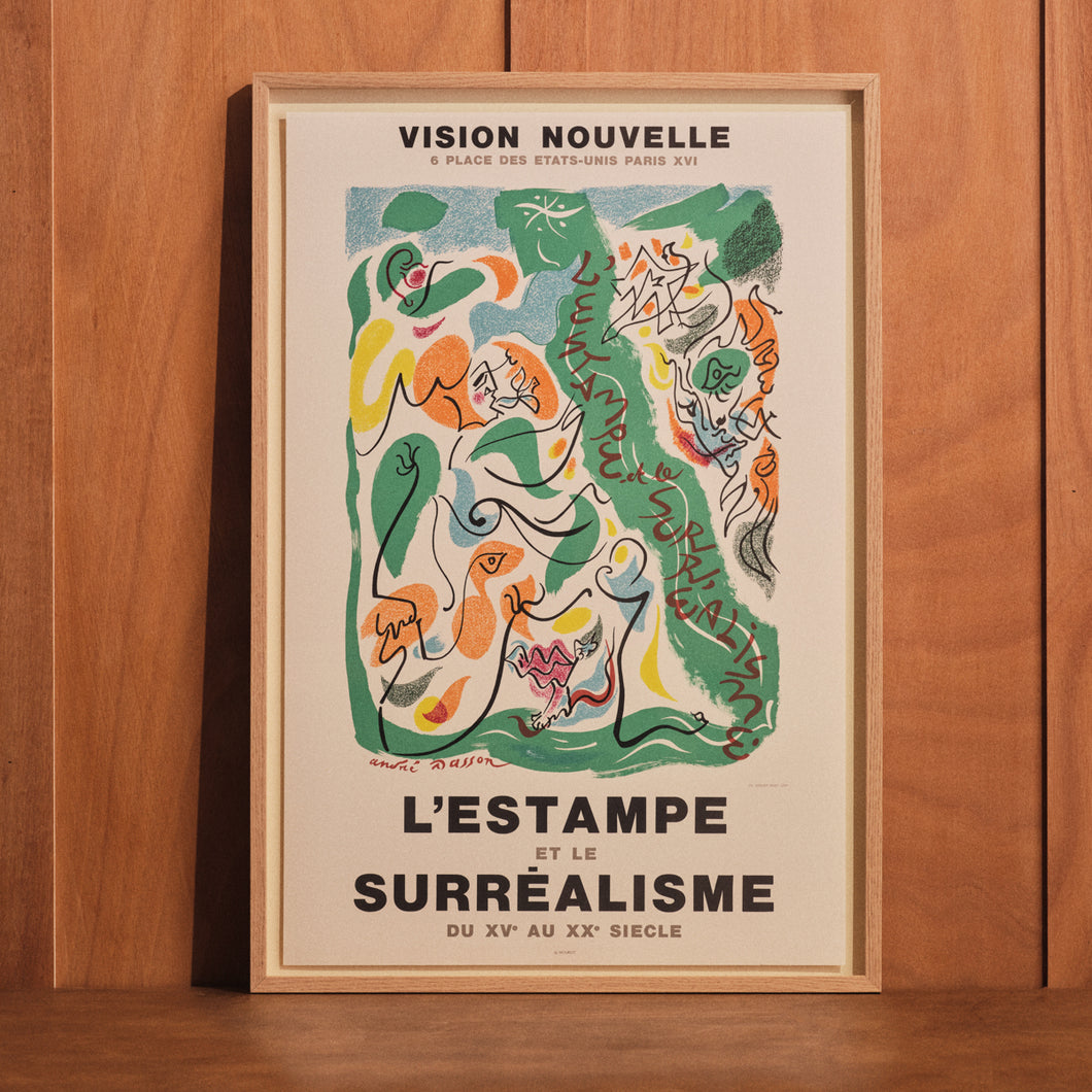 Affiche L'estampe et le surréalisme André Masson (55 x 81 cm)