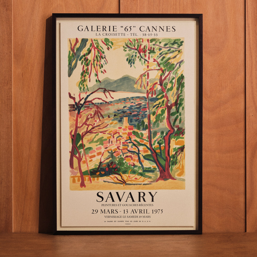 Affiche Savary (56,5 x 84,5 cm)