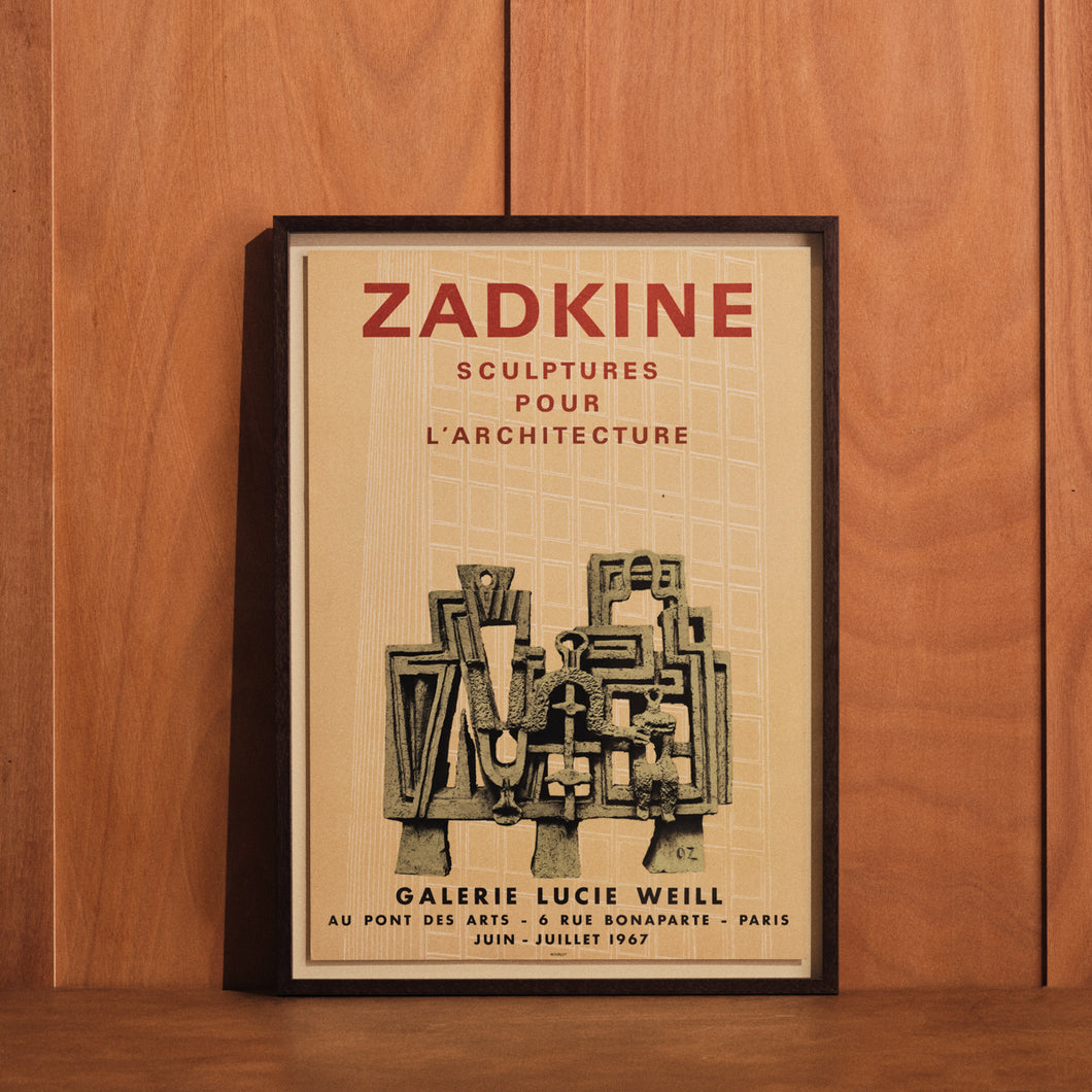 Affiche Zadkine (50,5 x 60 cm)