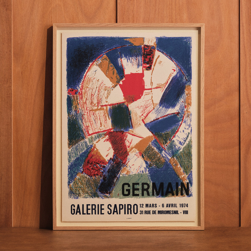 Affiche Jacques Germain (58,7 x 81,6 cm)