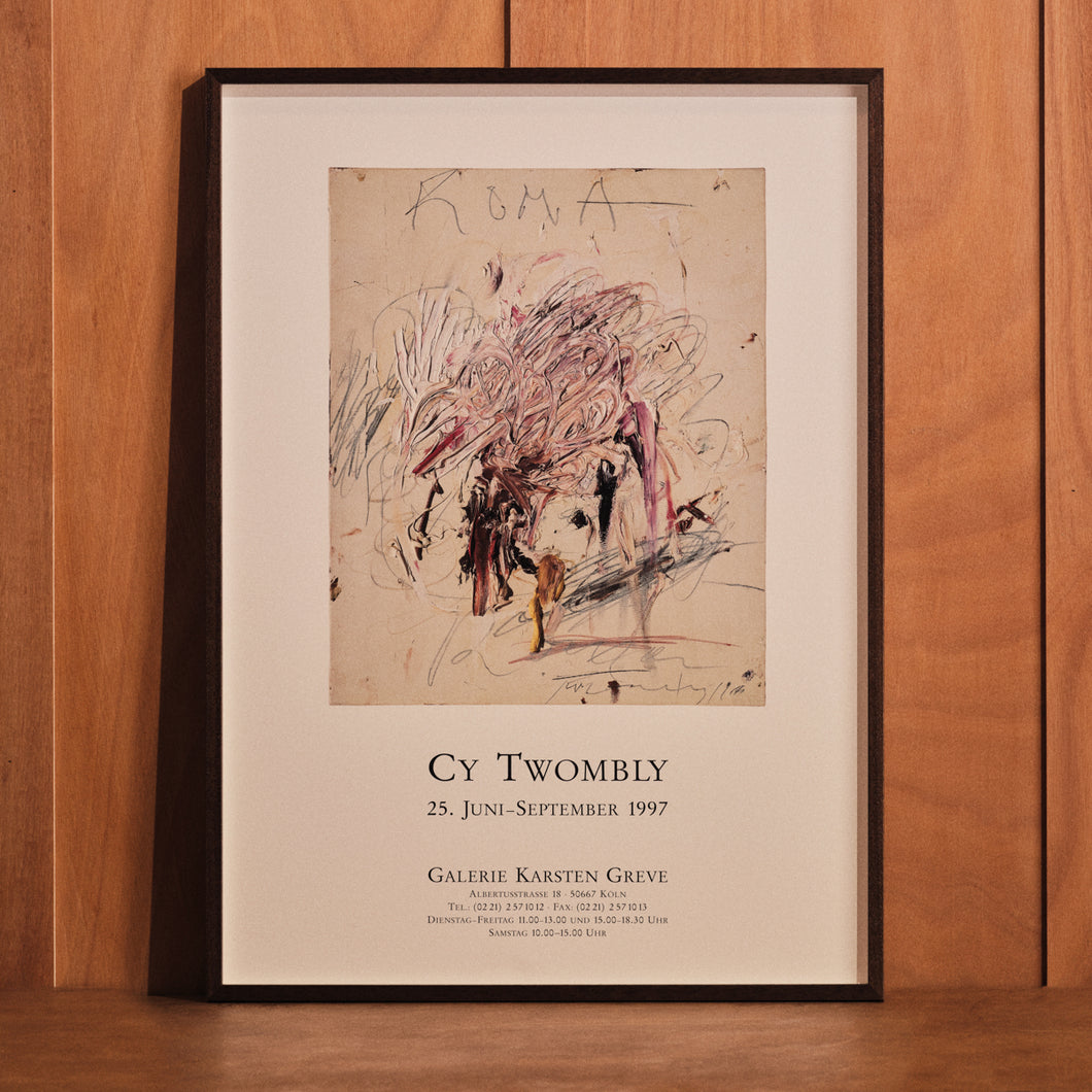 Affiche Cy Twombly (60 x 84 cm)