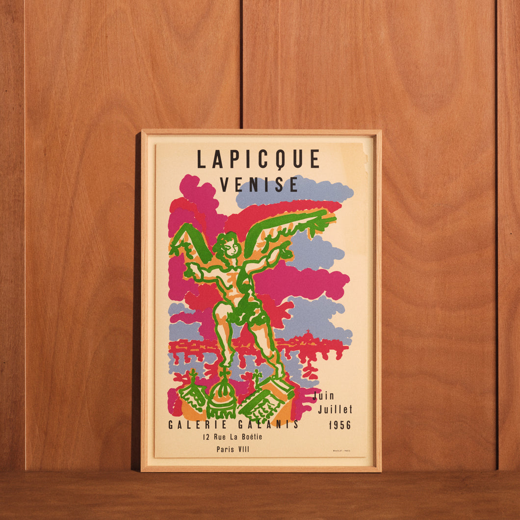 Affiche Lapicque Venise (61x41cm)