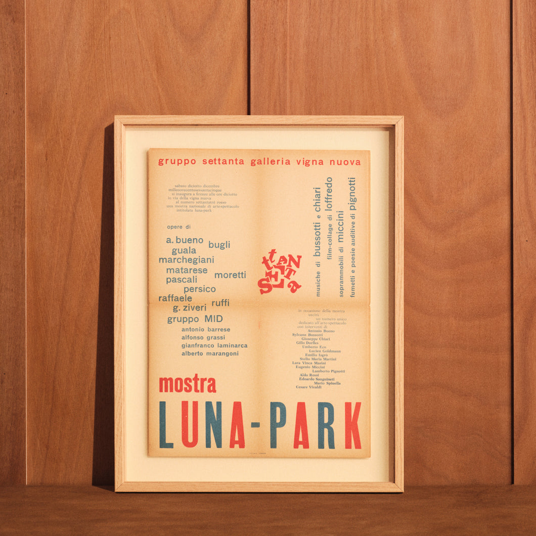 Affiche Mostra Luna Park (34x24cm)